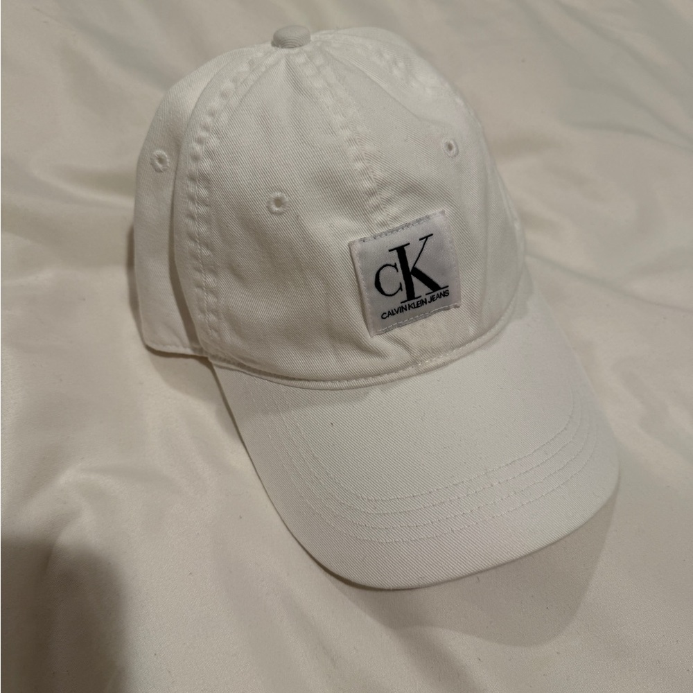 Calvin Klein Ivory Logo Cap